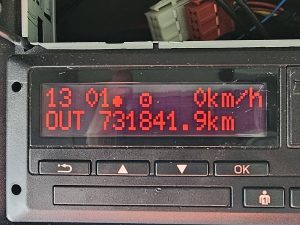 Licznik przebiegu — DAF XF 480 Intarder z 2020 roku