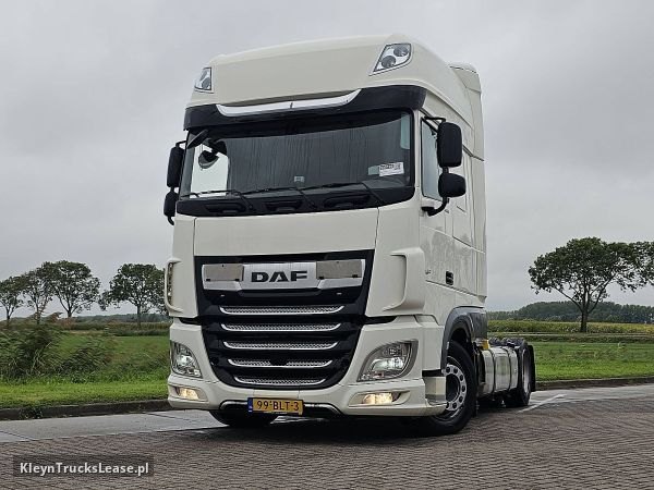 DAF XF 480 SSC MEGA 491TKM z 2019 roku, ciągnik siodłowy z zagranicy — przód pojazdu