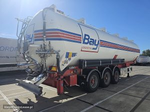 Strona pasażera z tyłu — Feldbinder KIP 60.3 GGVS/ADR z 2009 roku
