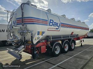 Strona pasażera z tyłu — Feldbinder KIP 60.3 GGVS/ADR z 2009 roku