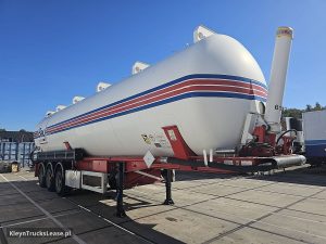 Strona pasażera z przodu — Feldbinder KIP 60.3 GGVS/ADR z 2009 roku