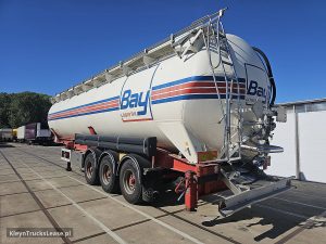 Strona kierowcy z tyłu — Feldbinder KIP 60.3 GGVS/ADR z 2009 roku