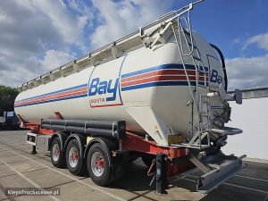 Strona kierowcy z tyłu — Feldbinder KIP 60.3 GGVS/ADR z 2009 roku