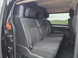 Rzędy siedzeń i ścianka działowa — Fiat SCUDO 2.0 L3 XL Dubbele Cabine z 2023 roku