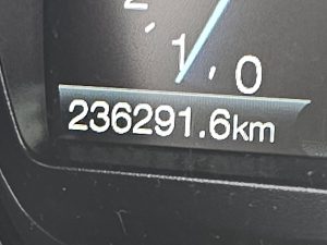 Licznik przebiegu — Ford RANGER 2.0 AUT. 213 WILDTRACK z 2023 roku