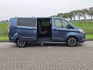 Drzwi boczne przestrzeni ładunkowej — Ford TRANSIT CUSTOM 2.0 L2 SPORT Dub.Cabine! z 2019 roku