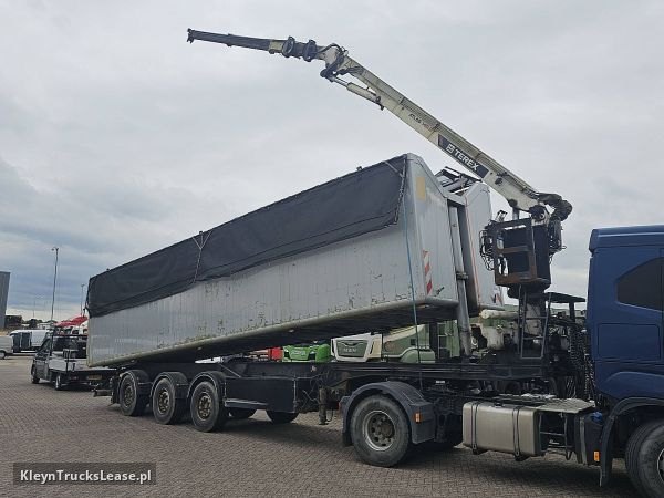 H & W HWDKSK38 ATLAS 145.2 CRANE z 2007 roku, wywrotka z zagranicy — przód pojazdu