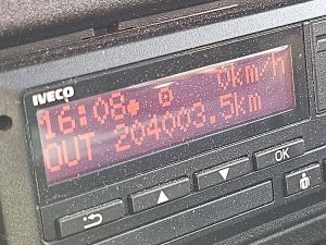 Licznik przebiegu — Iveco DAILY 40C18 3.0 ltr ac aut EURO6 z 2021 roku