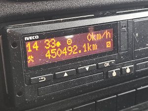 Licznik przebiegu — Iveco DAILY 40C18 ac automaat EURO6 z 2017 roku