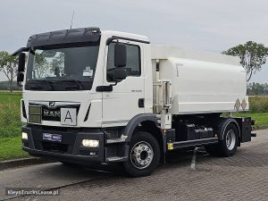 Strona kierowcy z przodu — MAN 15.250 TGM 9000LTR FUEL +PUMP z 2018 roku