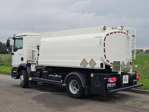 Strona kierowcy z tyłu — MAN 15.250 TGM 9000LTR FUEL +PUMP z 2018 roku