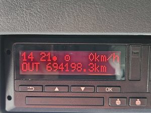 Licznik przebiegu — MAN 18.430 TGX z 2020 roku