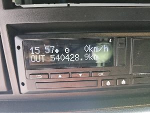 Licznik przebiegu — MAN 18.520 TGX z 2024 roku