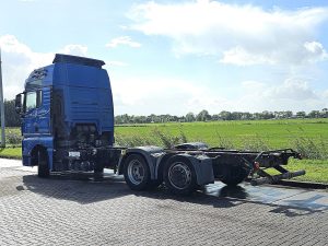 Strona kierowcy z tyłu — MAN 26.560 TGX 6x2-4 Chassis z 2015 roku