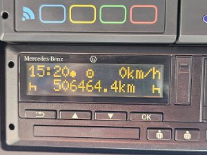 Licznik przebiegu — Mercedes-Benz ANTOS 1830 z 2019 roku