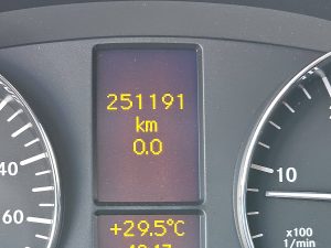 Licznik przebiegu — Mercedes-Benz SPRINTER 316 ac automaat dub cab z 2015 roku