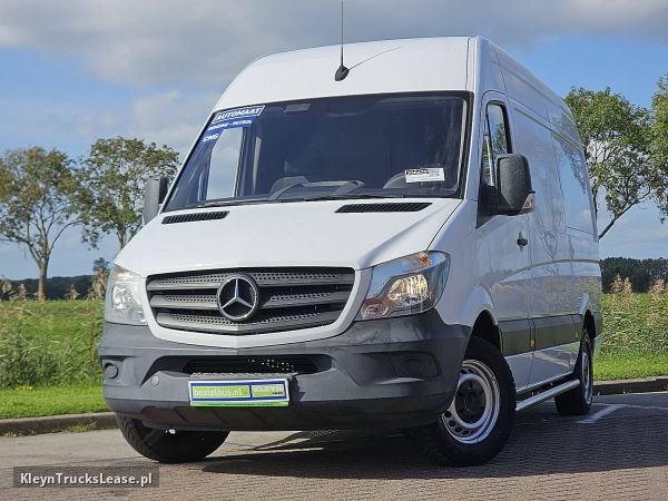 Mercedes-Benz SPRINTER 316 NGT aardgas EURO6 z 2018 roku, blaszak z zagranicy — przód pojazdu