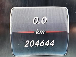 Licznik przebiegu — Mercedes-Benz X 350 CDI 3.0 ltr 6cyl EURO6 z 2019 roku