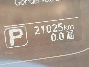 Licznik przebiegu — Nissan E-NV200 ac aut wltp 200 kms z 2021 roku