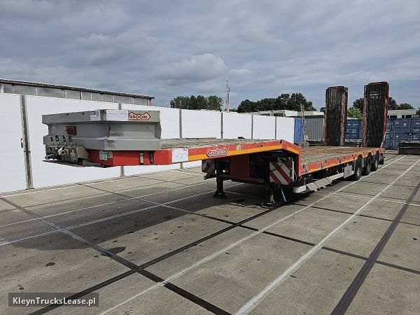 Nooteboom MCOS-48-03 HYDR. RAMPS z 2019 roku, niskopodwoziowa z zagranicy — przód pojazdu