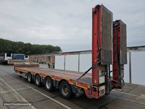 Strona kierowcy z tyłu — Nooteboom MCOS-58-04 3X STEER HYDR. RAMP z 2019 roku