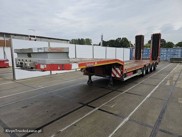 Nooteboom MCOS-58-04 3X STEER HYDR. RAMP z 2019 roku, niskopodwoziowa z zagranicy — przód pojazdu