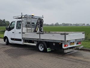 Strona kierowcy z tyłu — Opel MOVANO 2.3 HIAB018 kraan EURO6 z 2021 roku