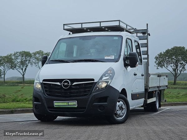 Opel MOVANO 2.3 HIAB018 kraan EURO6 z 2021 roku, skrzyniowy z zagranicy — przód pojazdu