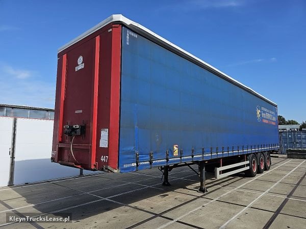 Pacton TXD339 BPW HARD WOOD FLOOR z 2005 roku, firanka z zagranicy — przód pojazdu