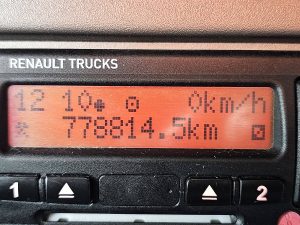Licznik przebiegu — Renault MAGNUM 480 RETARDER z 2012 roku