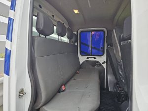 Rzędy siedzeń i ścianka działowa — Renault MASTER 2.3 DUB.CAB Open-Laadbak z 2018 roku