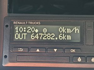 Licznik przebiegu — Renault T 440 13 LITER z 2022 roku