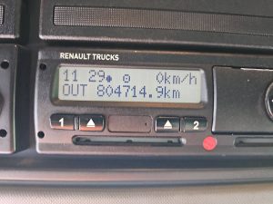 Licznik przebiegu — Renault T 460 RETARDER VOIGHT z 2018 roku