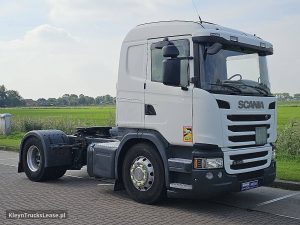 Strona pasażera z przodu — Scania G440 z 2013 roku