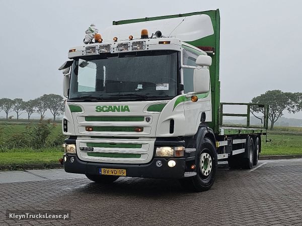 Scania P230 6x2*4 Airco NL-Truck z 2009 roku, platforma z zagranicy — przód pojazdu