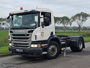 Strona kierowcy z przodu — Scania P370 z 2017 roku