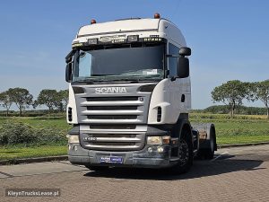 Przód pojazdu — Scania R420 HIGHLINE RETARDER z 2009 roku