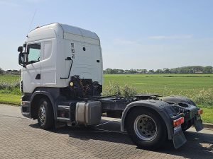 Strona kierowcy z tyłu — Scania R420 HIGHLINE RETARDER z 2009 roku