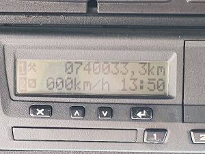 Licznik przebiegu — Scania R420 HIGHLINE RETARDER z 2009 roku