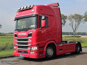 Strona kierowcy z przodu — Scania R500 ADR z 2019 roku