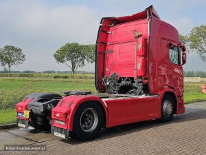 Strona pasażera z tyłu — Scania R500 ADR z 2019 roku