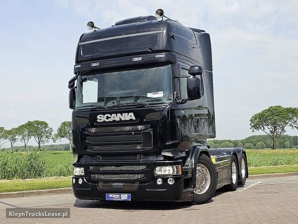 Scania R580 TL,bogie,durabright z 2016 roku, ciągnik siodłowy z zagranicy — przód pojazdu