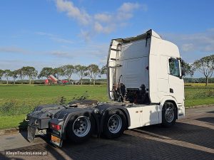 Strona pasażera z tyłu — Scania R650 6X2 V8 RETARDER PTO z 2019 roku