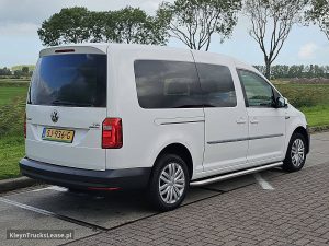 Strona pasażera z tyłu — Volkswagen CADDY 2.0 L2 Maxi 5P 2x Schuif z 2018 roku