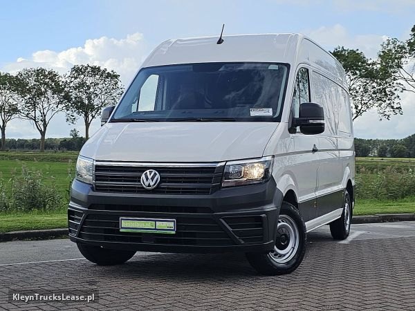 Volkswagen CRAFTER 35 2.0 L3H3 140Pk Navi AC! z 2022 roku, blaszak z zagranicy — przód pojazdu