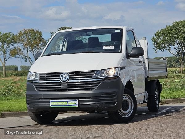 Volkswagen TRANSPORTER 2.0 TDI T6.1 L1 Open-Laadbak z 2021 roku, skrzyniowy z zagranicy — przód pojazdu