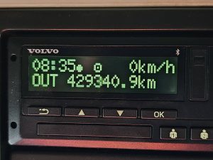 Licznik przebiegu — Volvo FH 500 globetrotter XL z 2023 roku