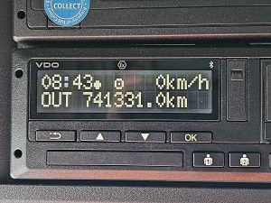 Licznik przebiegu — DAF XF 460 SPACECAB ALCOA'S z 2016 roku