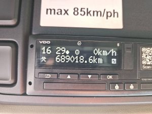Licznik przebiegu — DAF XF 480 z 2018 roku