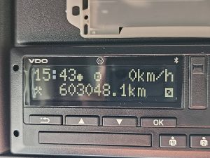 Licznik przebiegu — DAF XF 480 z 2021 roku